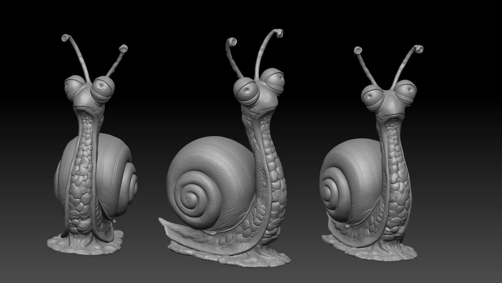 Snail 3d print model 3D print model
