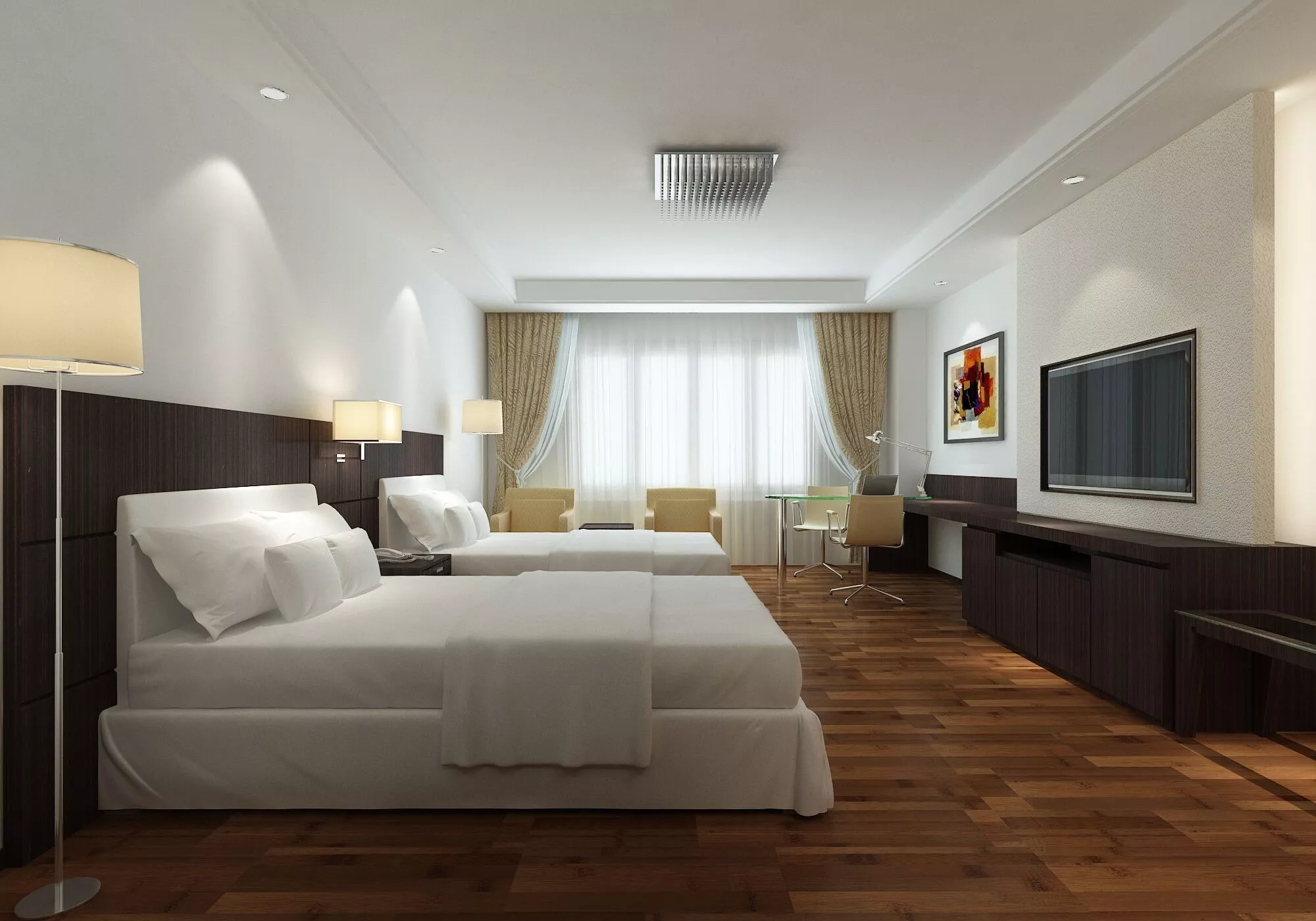 Hotel Room 04 3D model