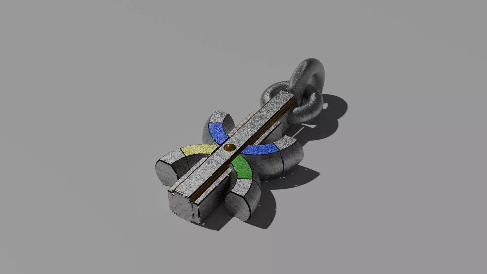 Pendant Necklace Yaz 3D Print 3D print model