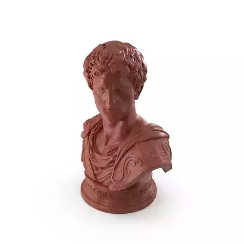 Print Ready Greek Odyssey Bust Head C 3D Model