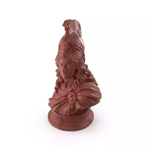 Print Ready Greek Odyssey Bust Head D 3D Model