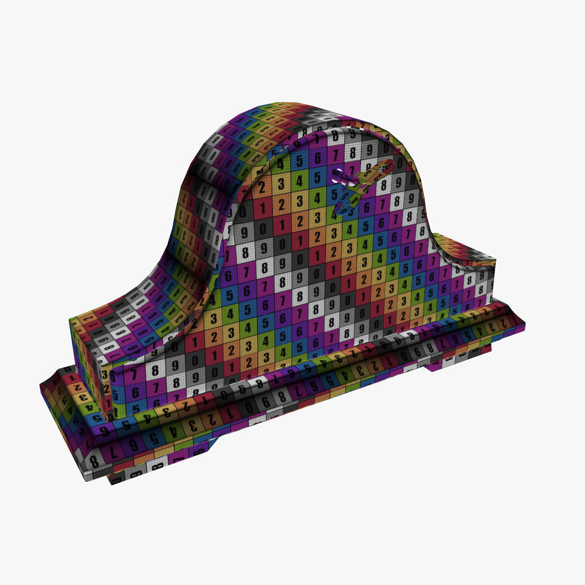 MANTEL CLOCK 3D model_16