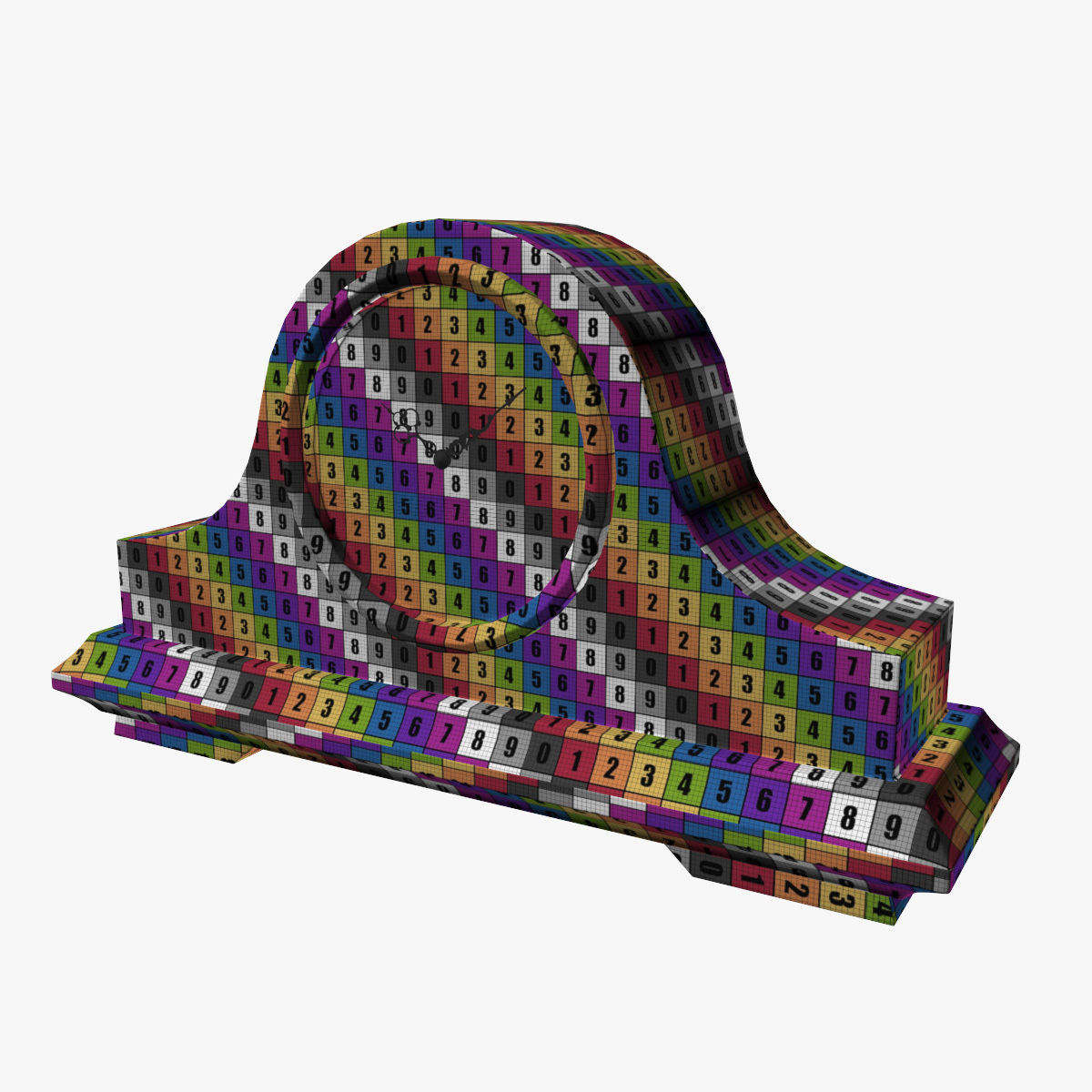 MANTEL CLOCK 3D model_15