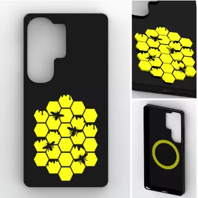 Honeybee Magnetic Case A57 5G 3D print model