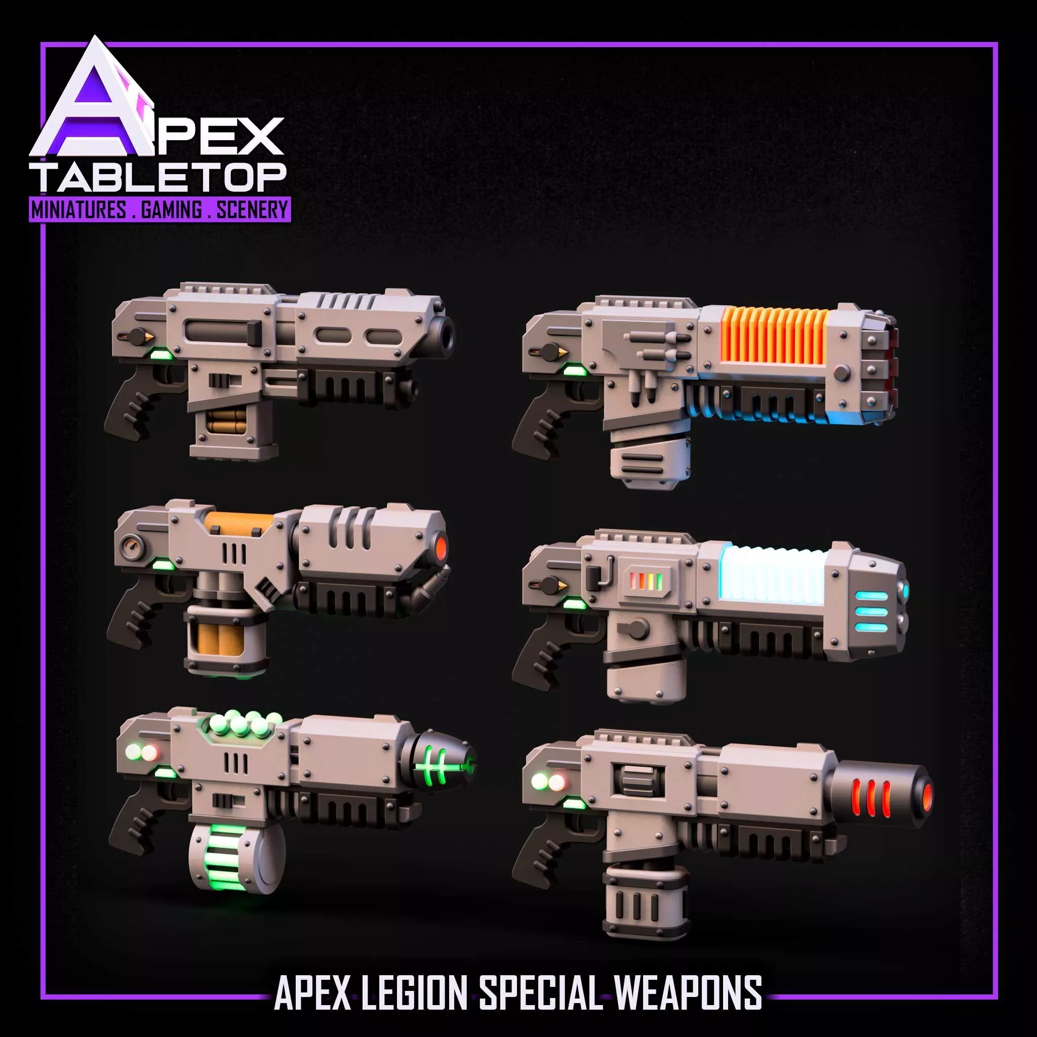 Apex Legion Special Weapons Upgrade Pack 3D print model