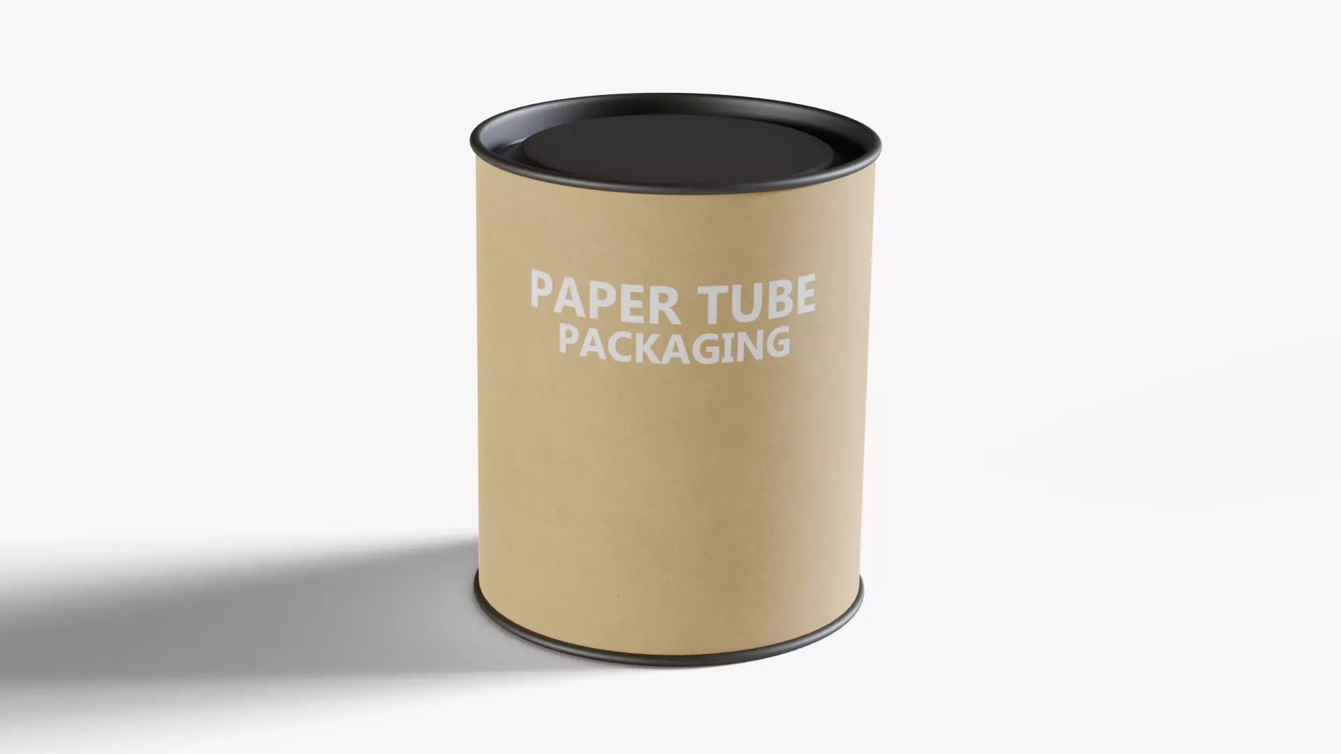 Paper Tube 15 Low-poly 3D model