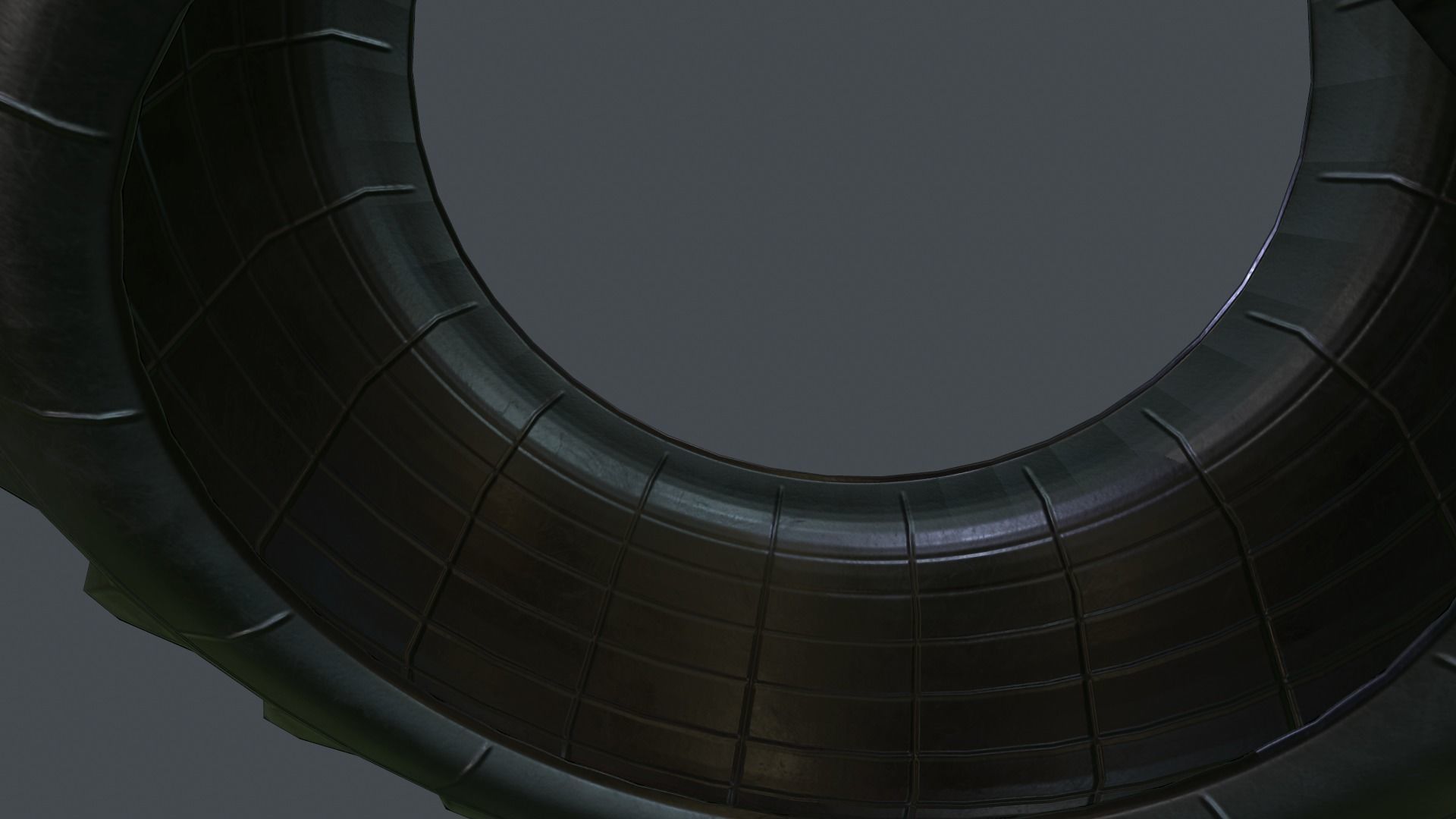 Tractor Tire PBR Game Ready Low-poly 3D model_11