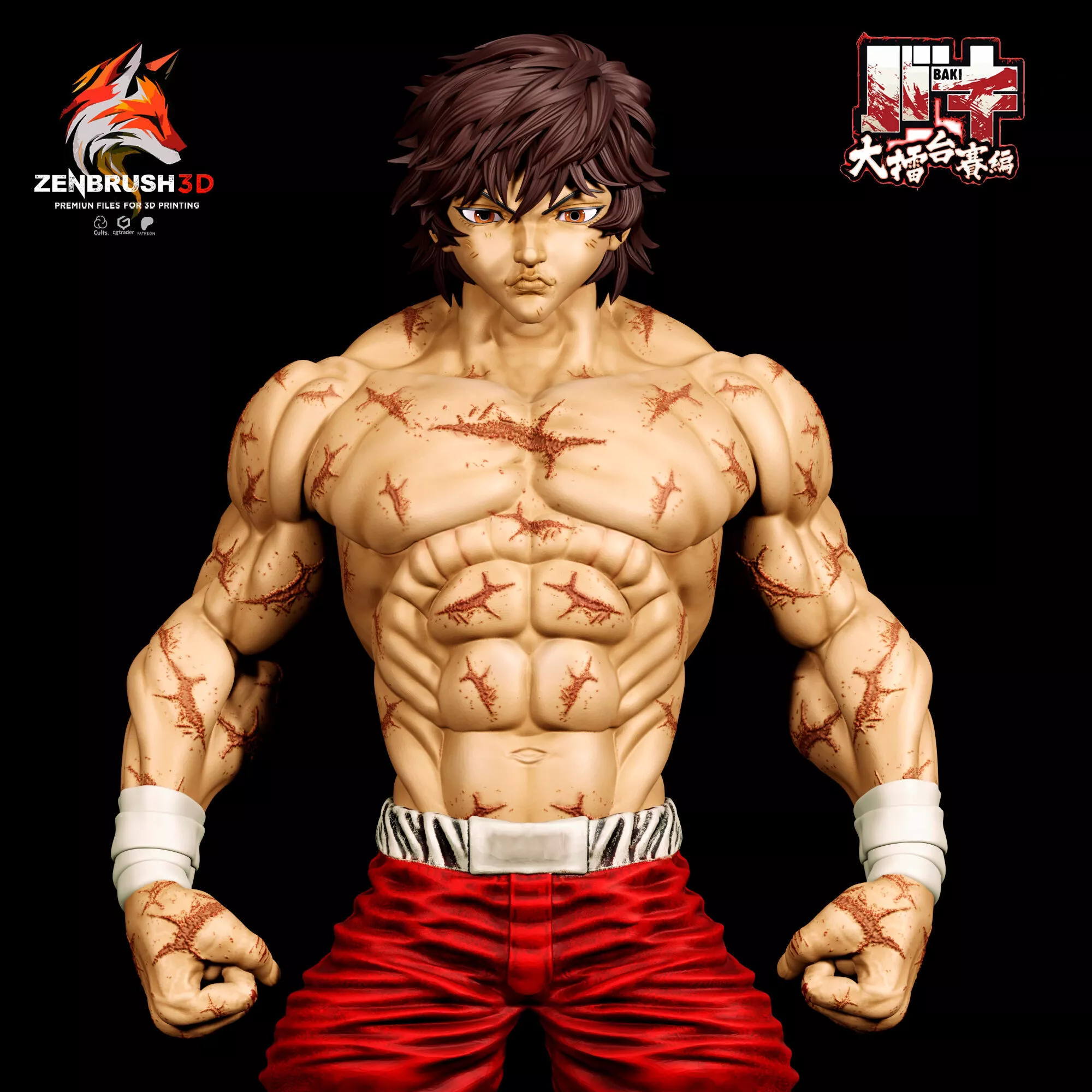 Baki Hanma - Netflix stl 3D Printing 3D print model