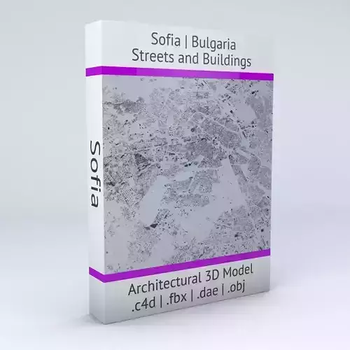 Sofia Streets and Buildings