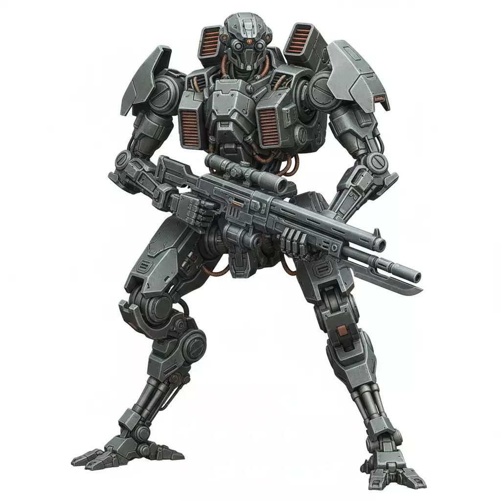 Robot Android Sci Fi Mechanical Model 3D model