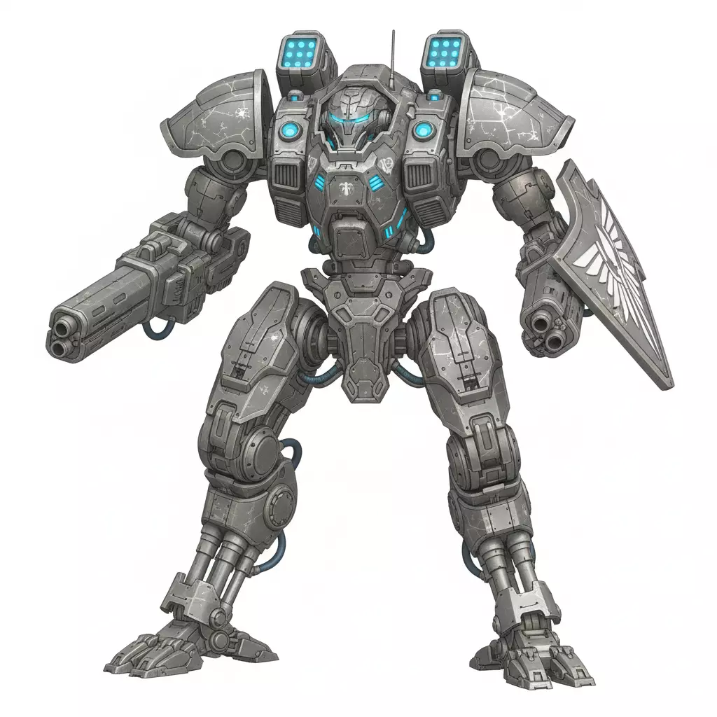 Robot Android Mecha Sci Fi Model 3D model