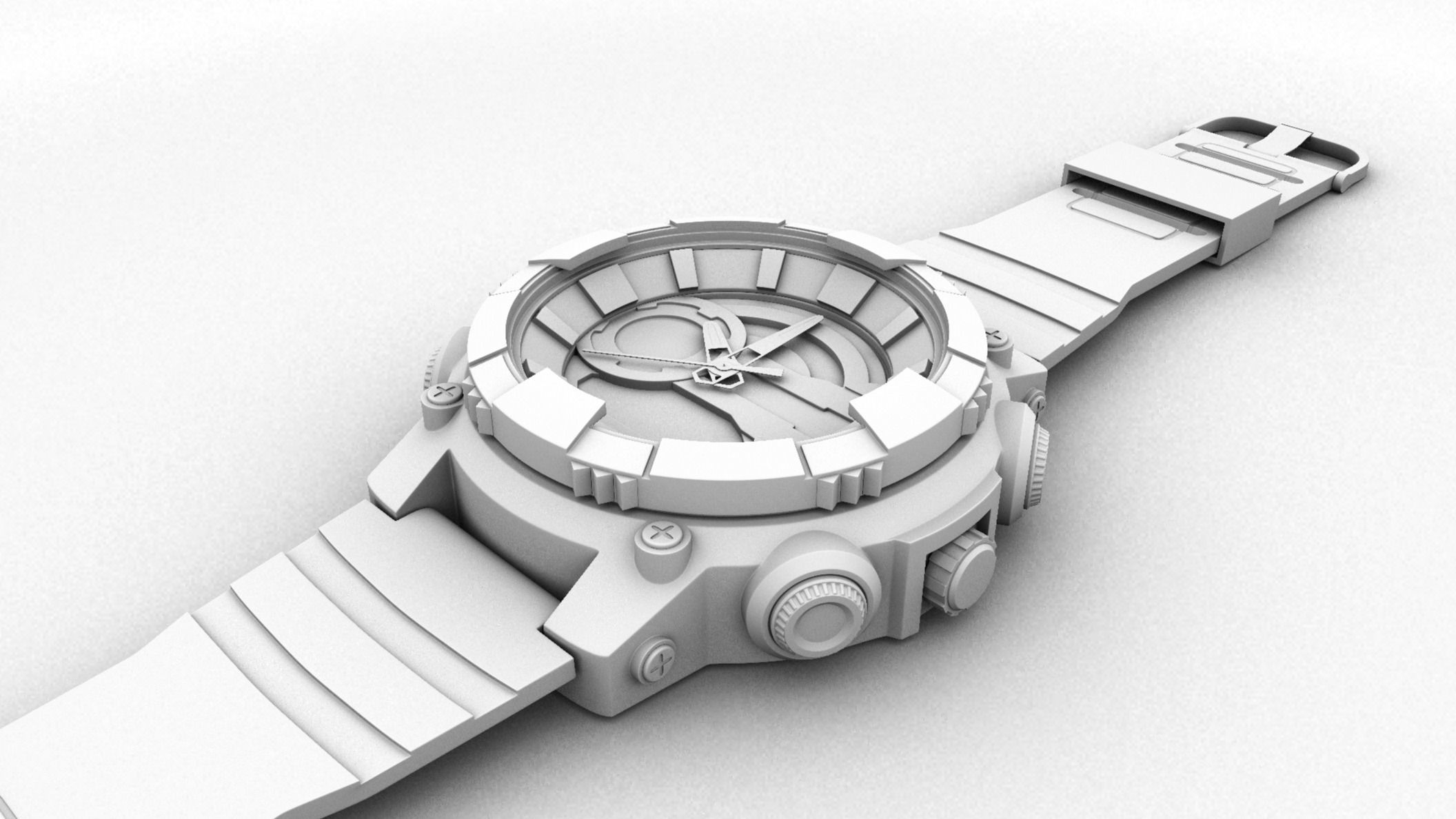 3D WATCH 3D model_2