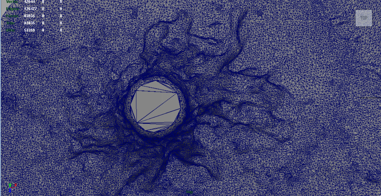 Tree Stump 2 Low-poly 3D model_8