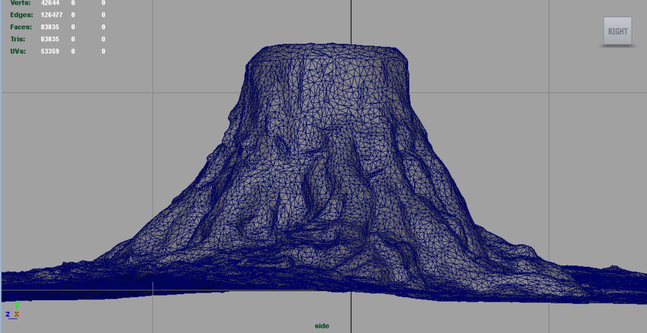 Tree Stump 2 Low-poly 3D model_9