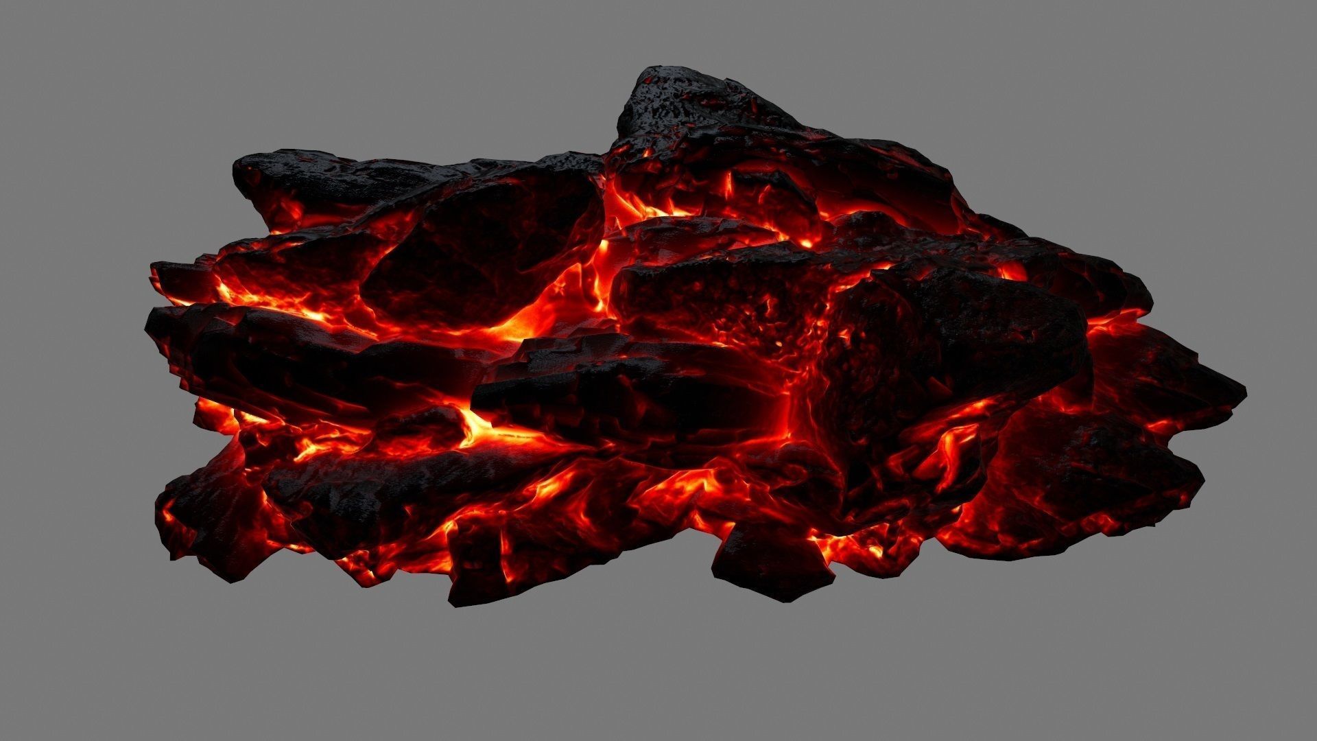 lava rocks 34 Low-poly 3D model_16