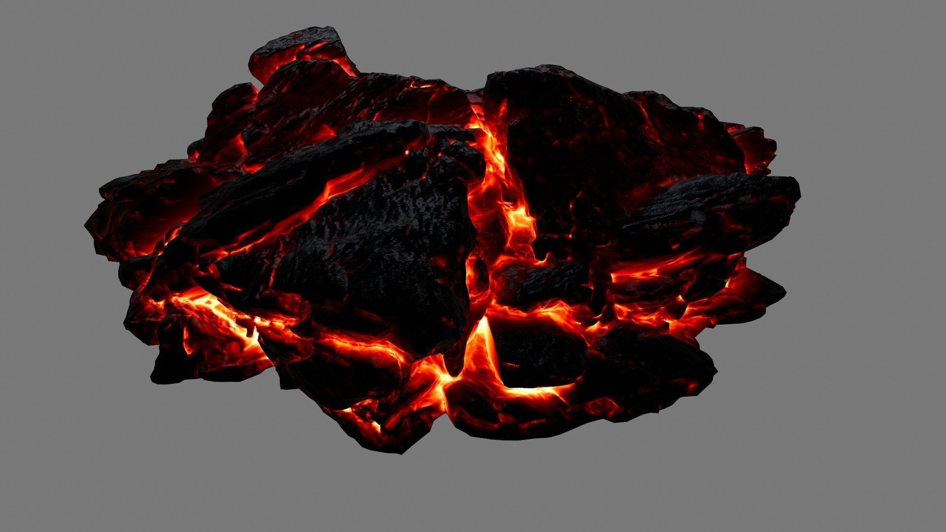 lava rocks 34 Low-poly 3D model_17
