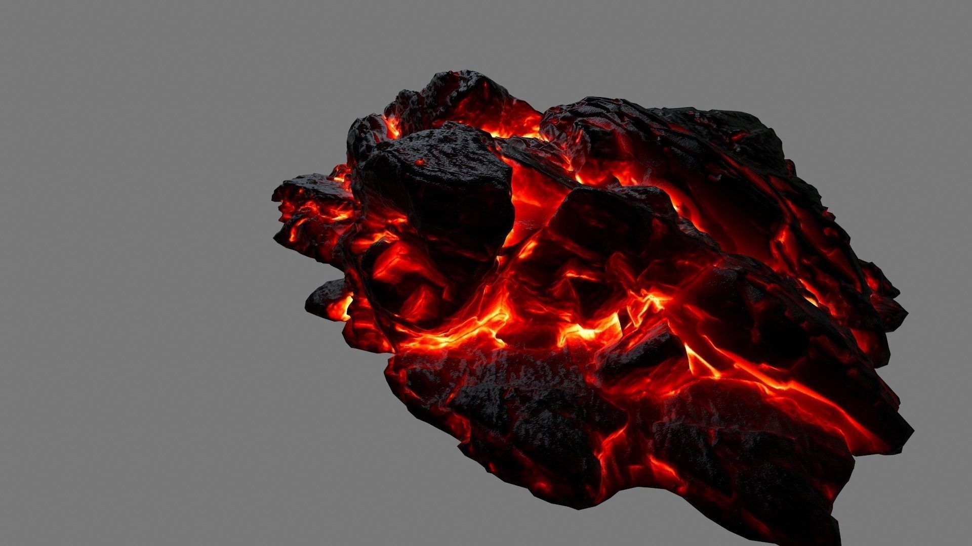 lava rocks 34 Low-poly 3D model_14