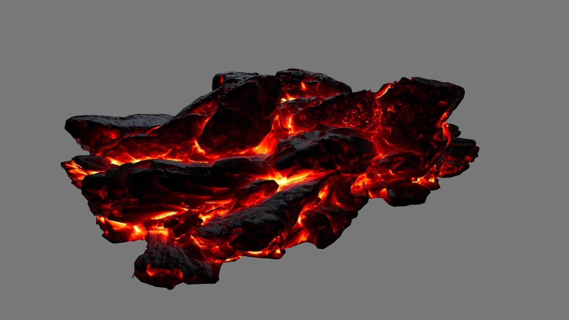 lava rocks 34 Low-poly 3D model_2