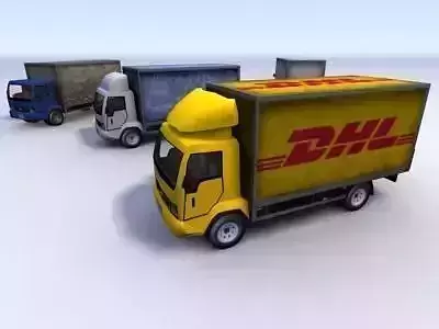 Truck Collection three dhl trucks