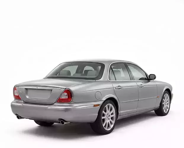 Classic Jaguar XJ Luxury Sedan X350 Generation 3D model 4