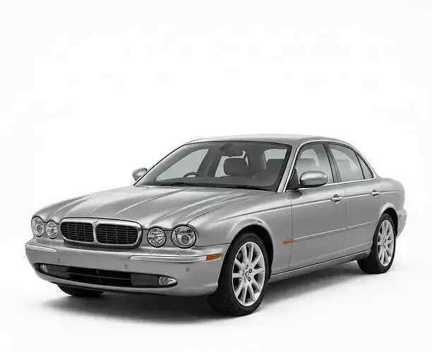 Classic Jaguar XJ Luxury Sedan X350 Generation 3D model