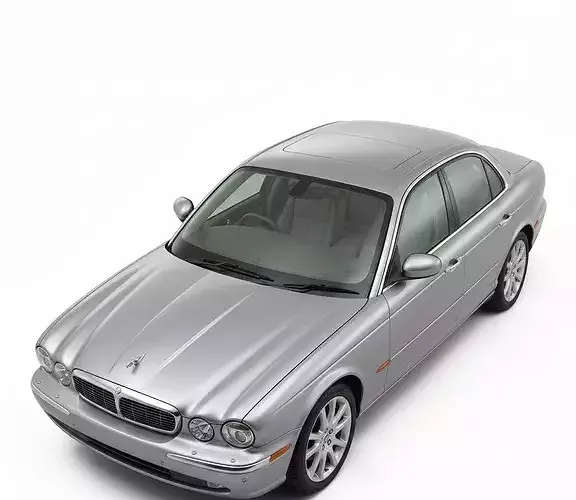 Classic Jaguar XJ Luxury Sedan X350 Generation 3D model 5