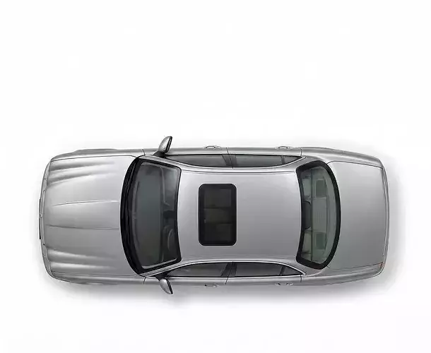 Classic Jaguar XJ Luxury Sedan X350 Generation 3D model 7