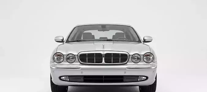 Classic Jaguar XJ Luxury Sedan X350 Generation 3D model 3