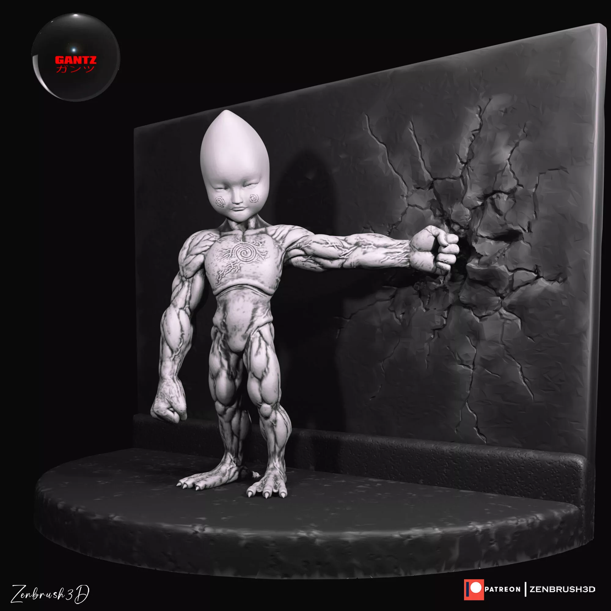 Gantz - Alien Enanense 3D PRINTING 3D print model