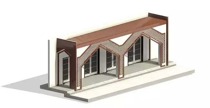 Islamic Mosque Entrance Gate - REVIT PROJECT