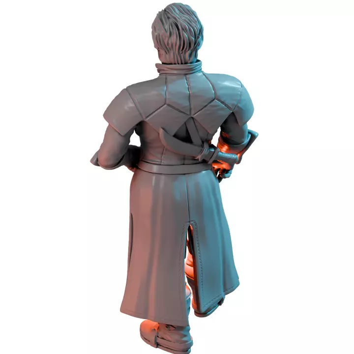 Vladreth Human Form X - Heroic Scale Miniature 3D print model