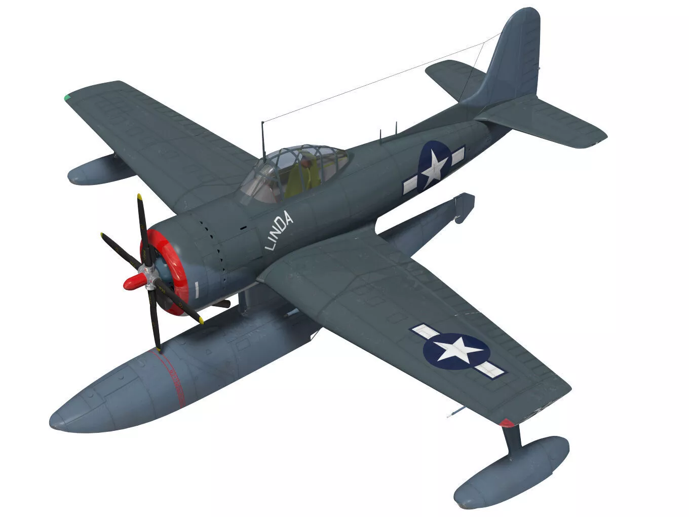 Curtiss SC Seahawk 3D model