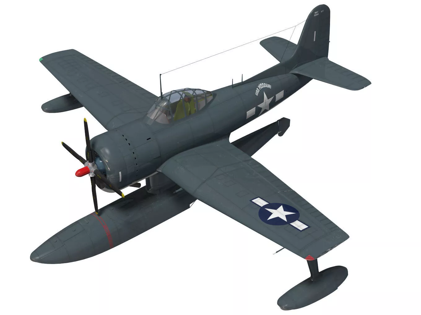 Curtiss SC Seahawk 3D model