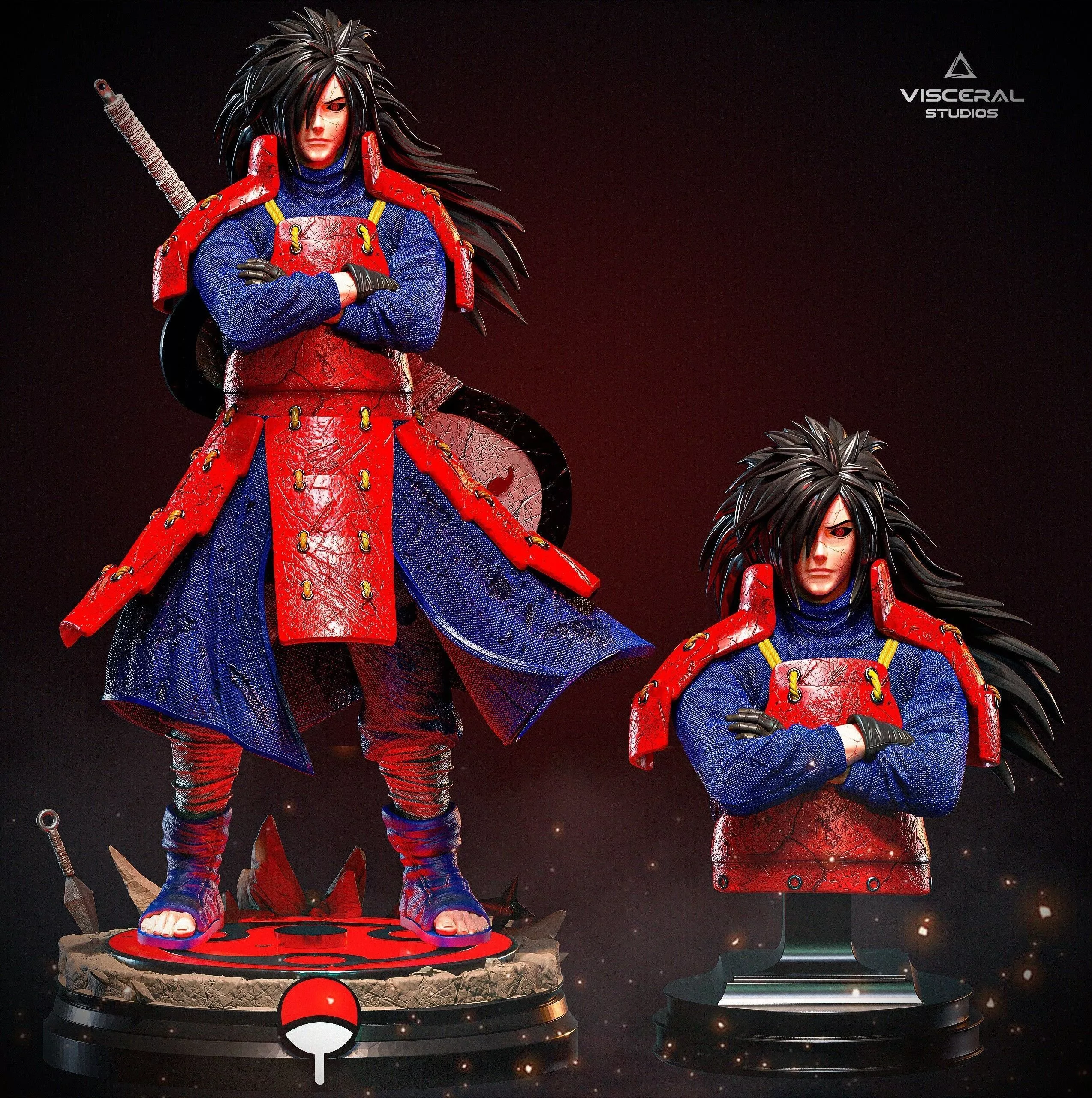 Madara Uchiha STL Pack 3D print model