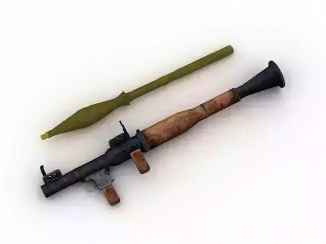 Rocket Launcher RPG-7 Free low-poly 3D model