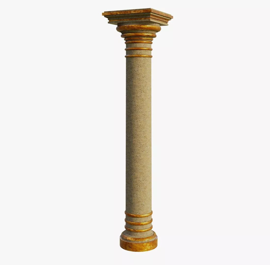 Fantasy Ancient Pillar Free 3D model