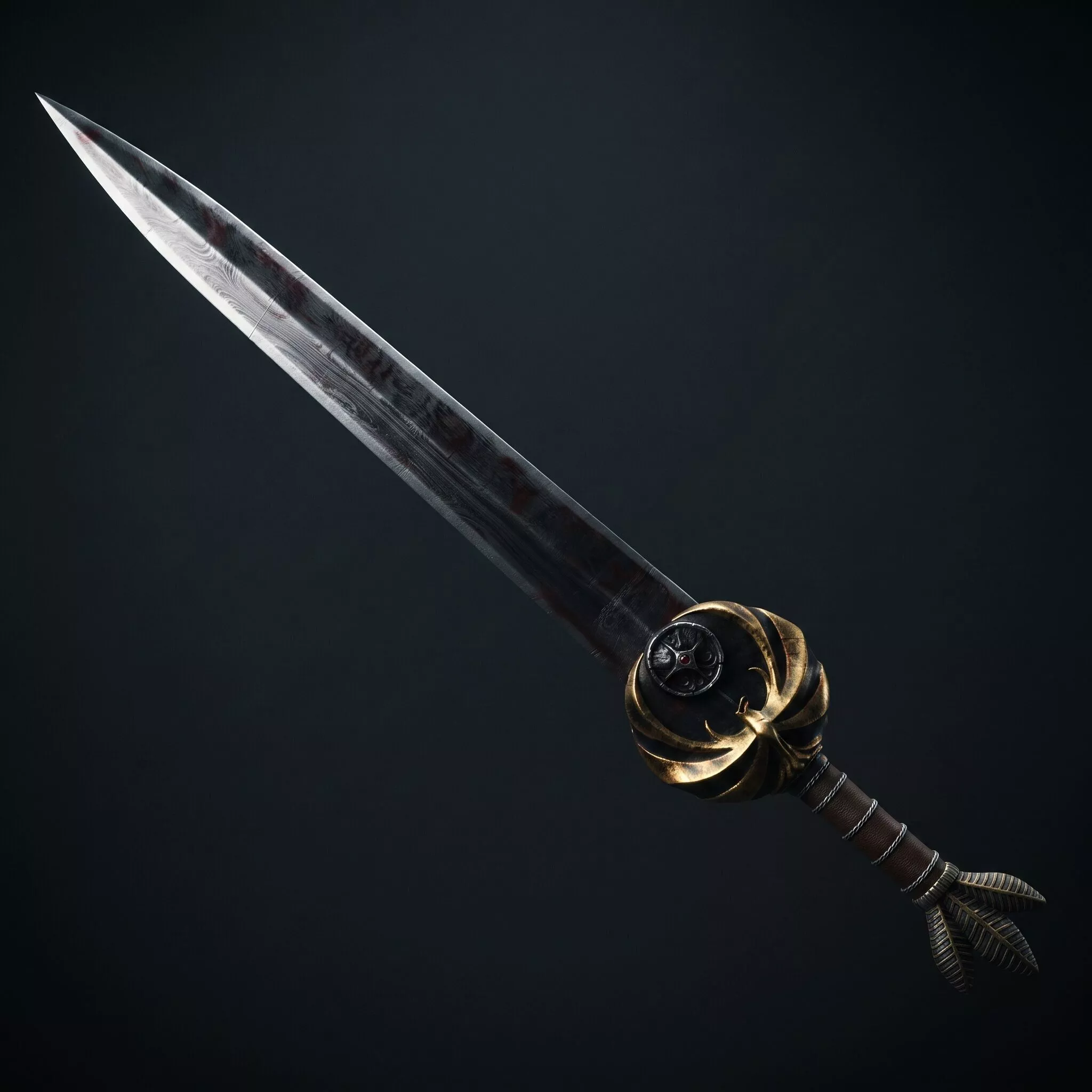 Nightingale Blade Sword STL 3D print model