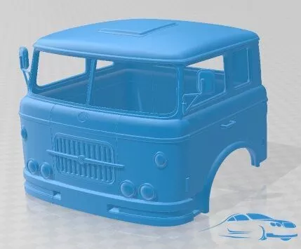 Skoda Liaz 706 RT 1957 Cabin Truck Printable 3D print model