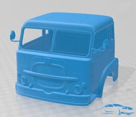 Fiat 682 N3 1962 Cabin Truck Printable 3D print model