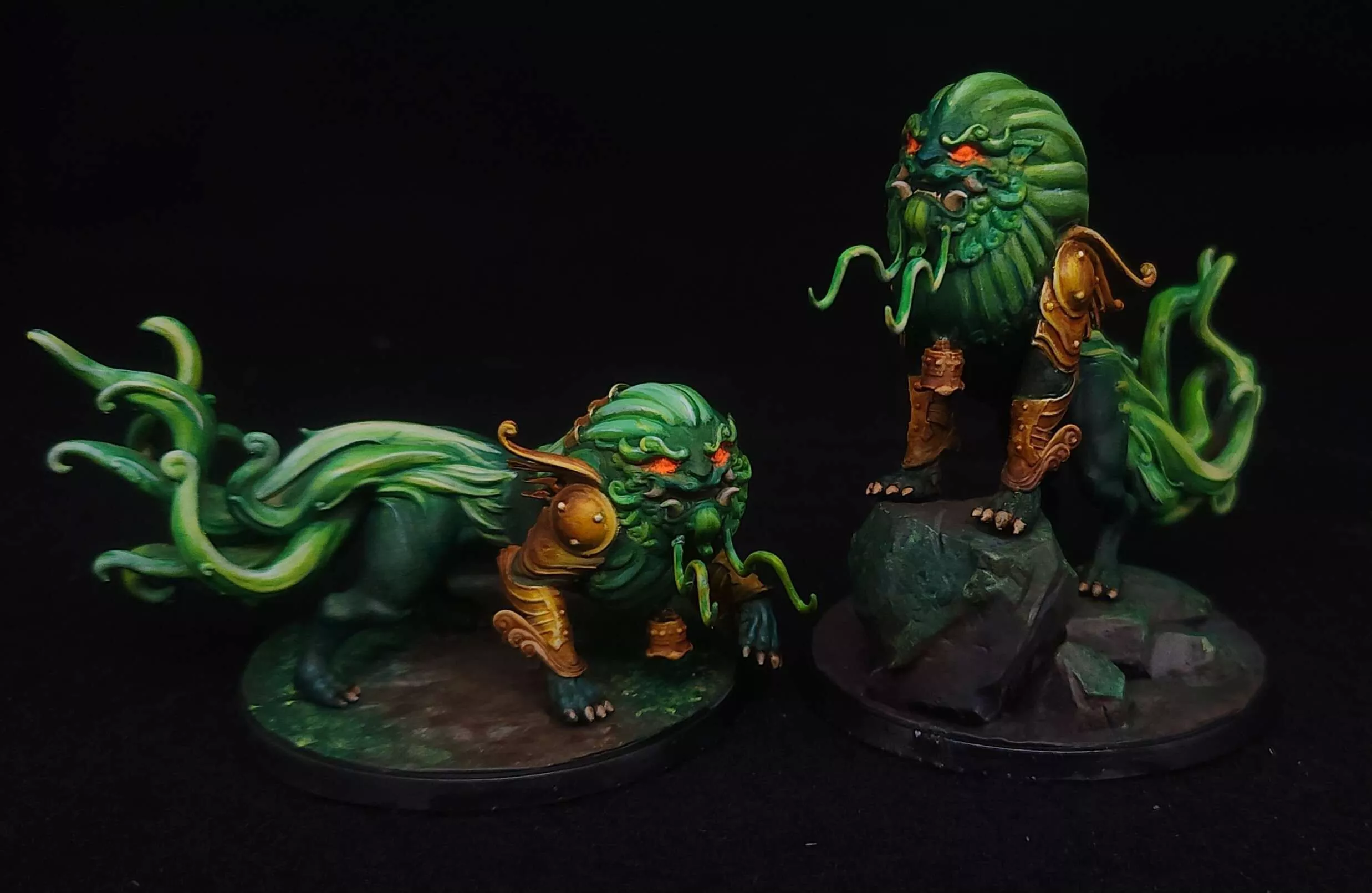Celestial Guardian Lions - Elemental Beast 3D print model