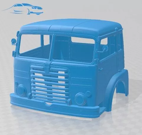 Fiat 682 N 125 1954 Cabin Truck Printable 3D print model