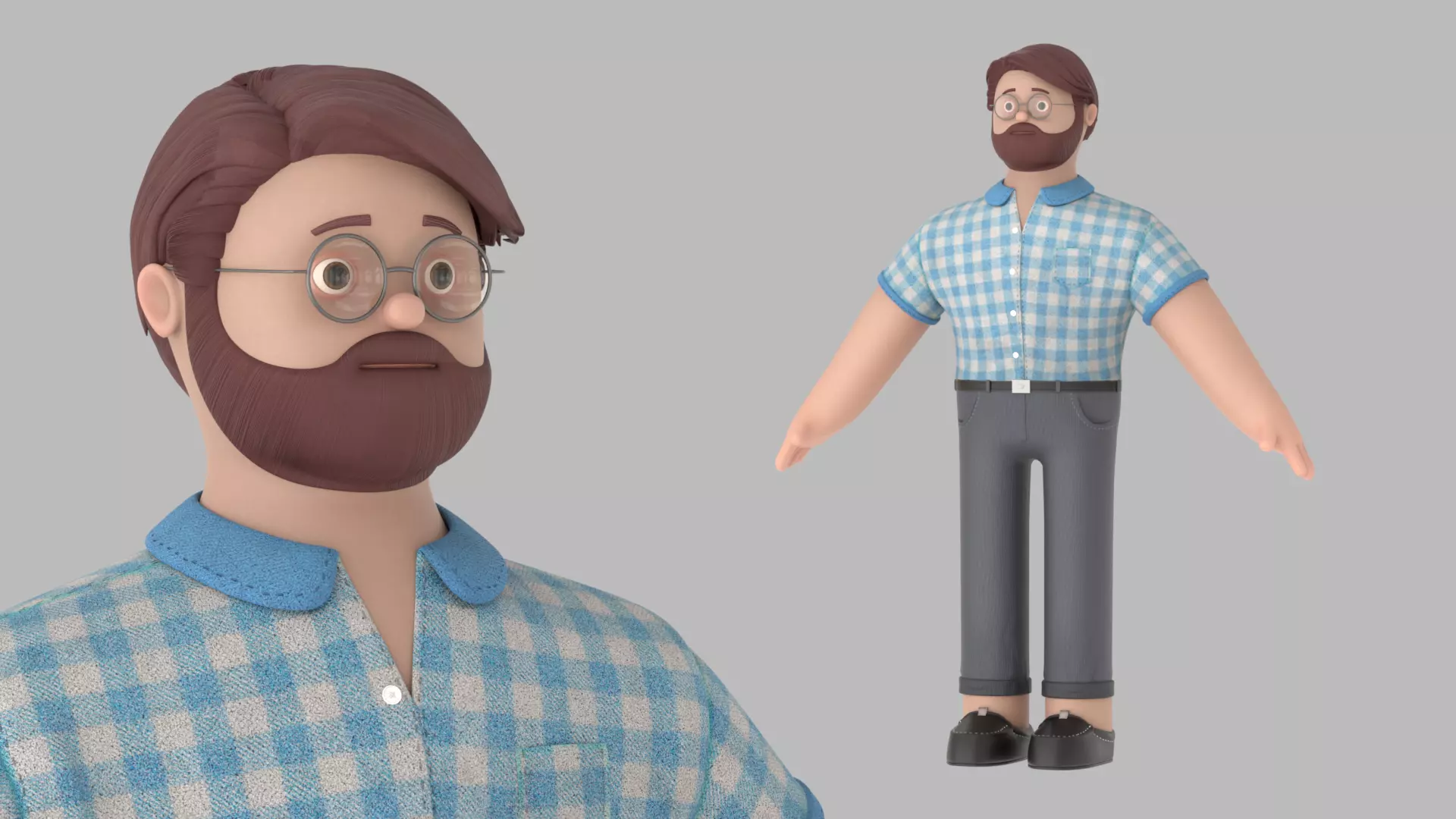 Father- 3D Stylized Character 3D model