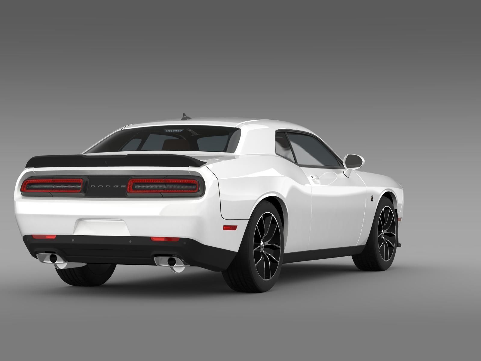 Dodge Challenger 392 HEMI Scat Pack Shaker LC 2015 3D model_7