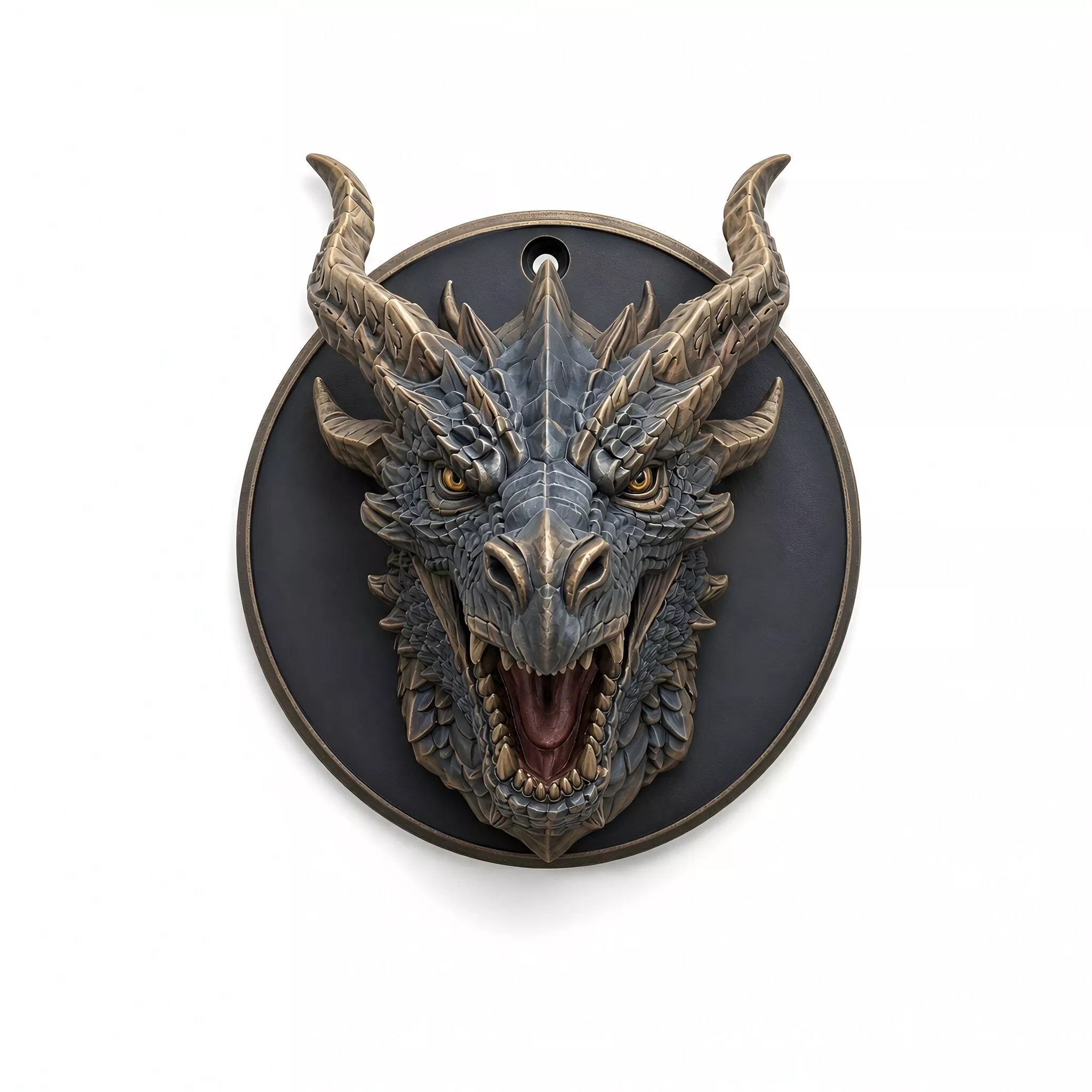 Dragon Head Wall Mount 3D Print Model 3D print model