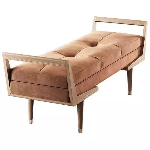 Waylon Bench By Uttermost 3D model 5