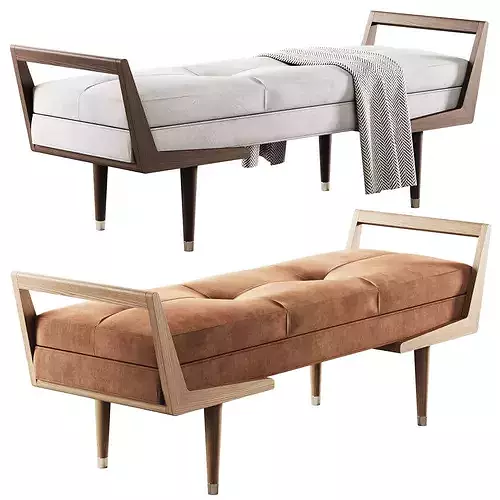 Waylon Bench By Uttermost 3D model