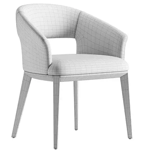 Jermain Dining Chair 3D model 6