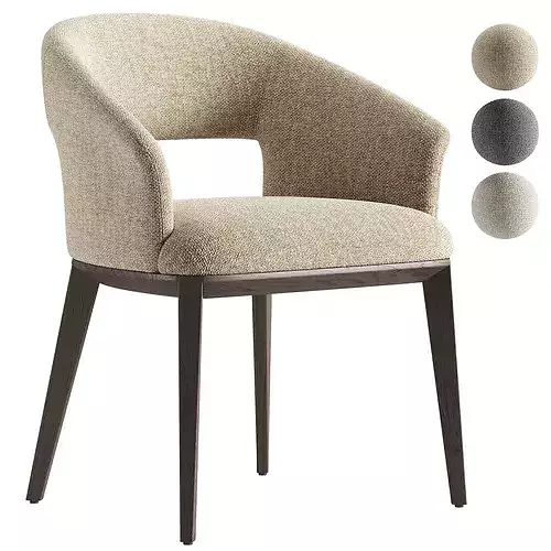 Jermain Dining Chair 3D model