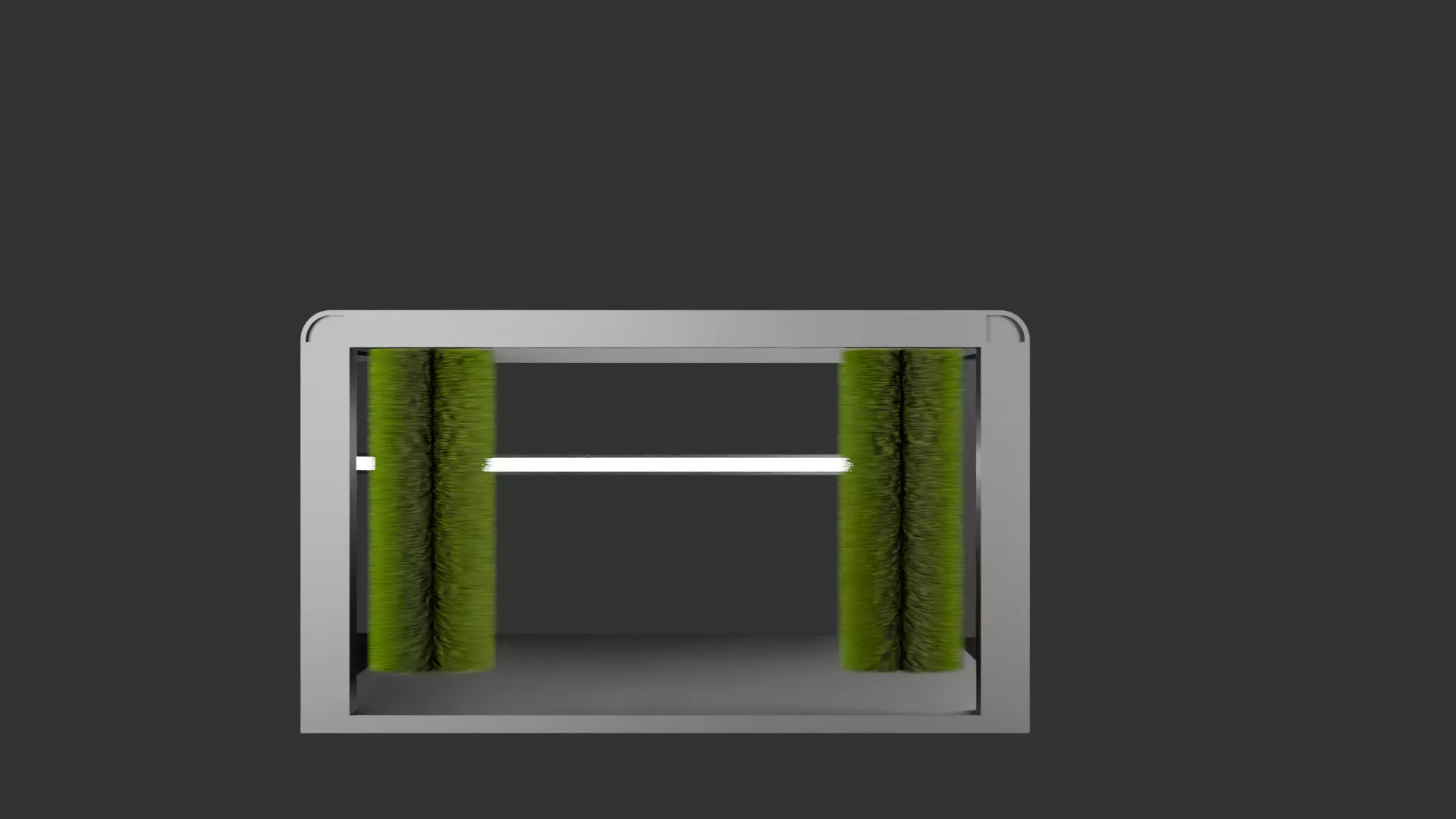 Automated Car Wash Brush System Free low-poly 3D model