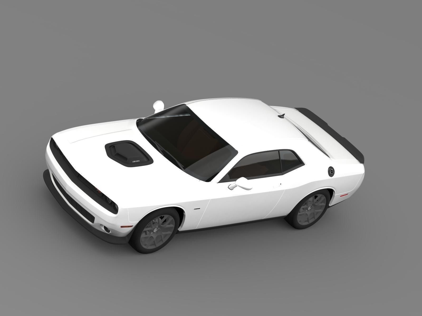 Dodge Challenger RT Shaker LC 2015 3D model_14